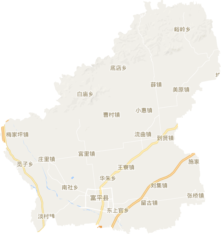 富平县最新地图概览，全面揭示富平地理特征与变化